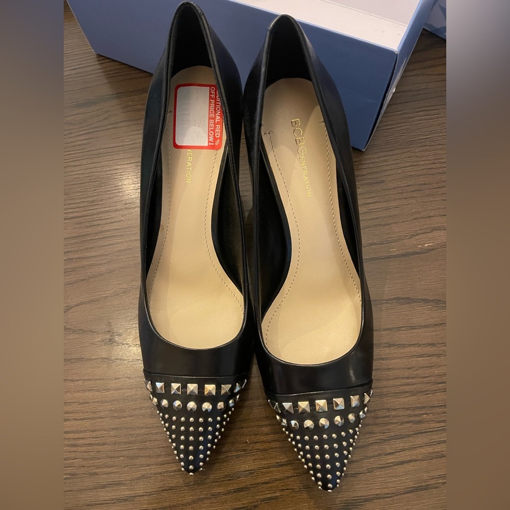 Black & Gold High Heels